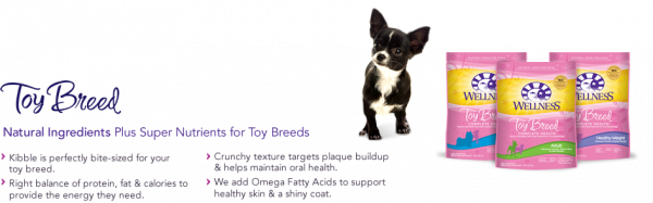 Small breed dog food